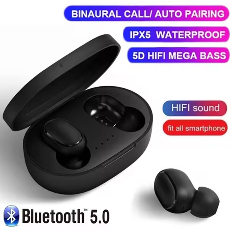 Esports Wireless Gaming Headset - A6S TWS イヤホンワイヤレス Bluetooth 5.0 ヘッドフォンタッチコントロールイヤフォンマイク付きスポーツ防水ヘッドセット
