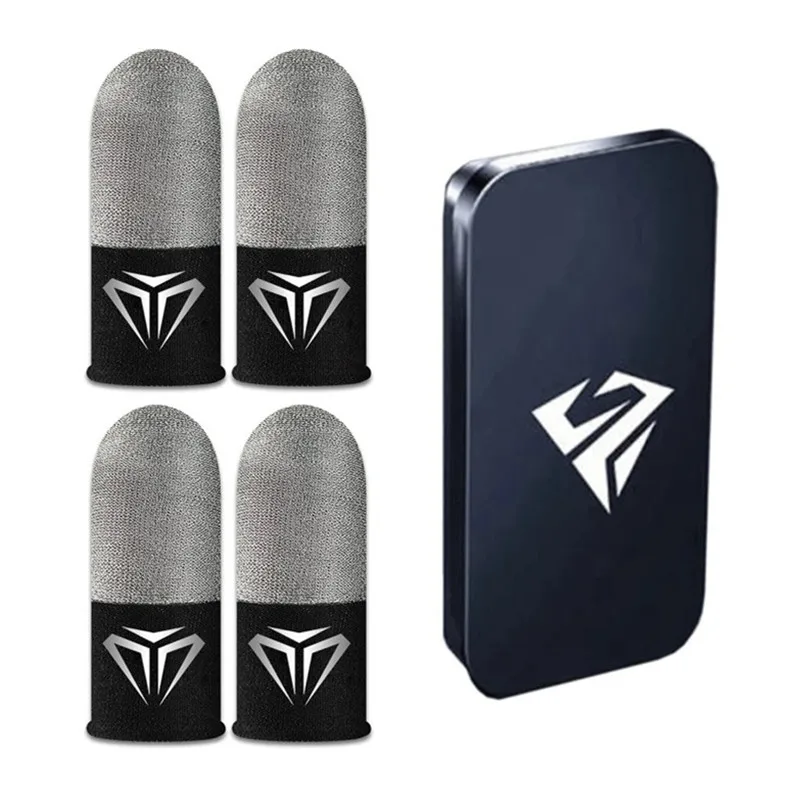Esports Gaming Gloves - 2個入りモバイルゲーム用指サック、防汗・滑り止めタッチスクリーン対応、通気性のあるゲーマー向け指カバー