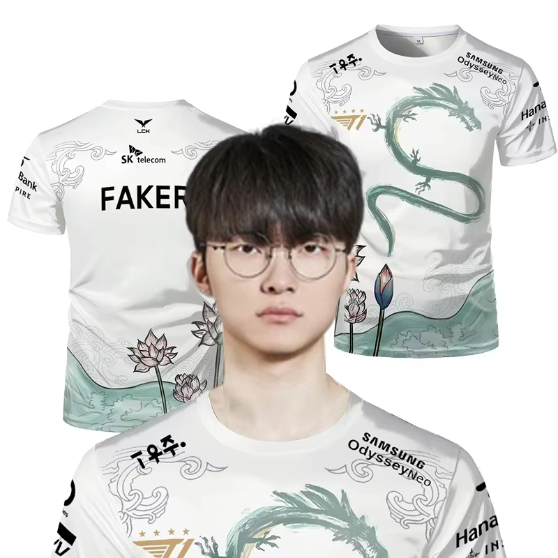 Esports Gaming League - 男性用TスポーツクラブTシャツ,限定版,リーグオブレジェンド,トレンディ,3D,ゲーム,ユニセックス,男性用衣類,新しい,特別