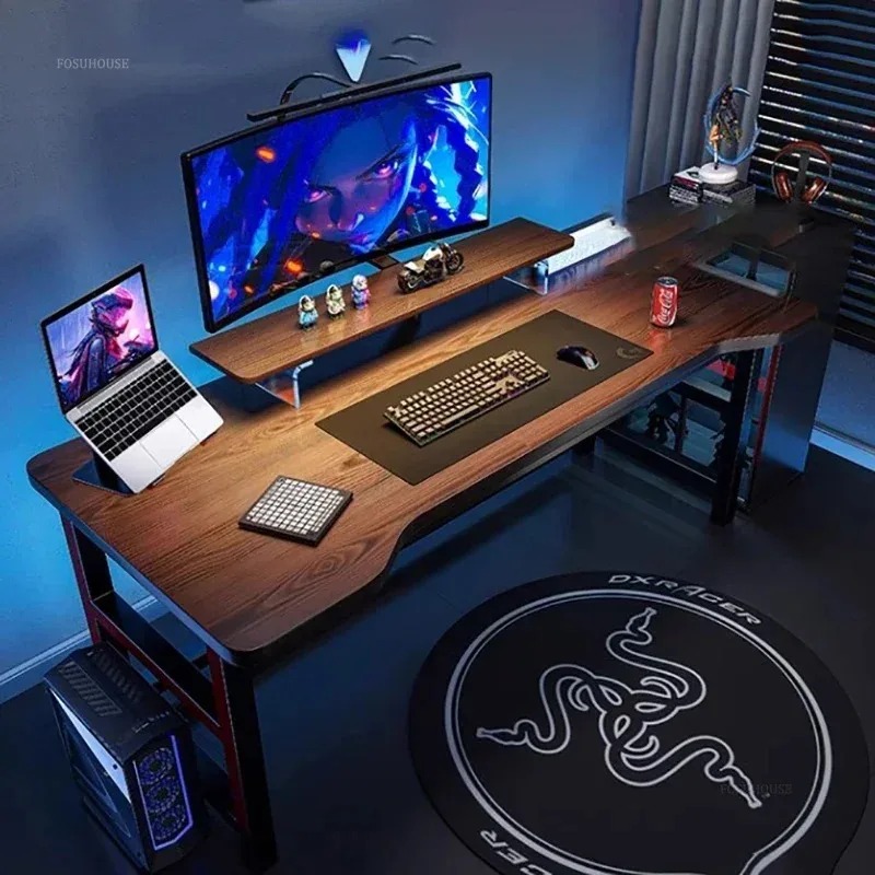 Esports Gaming Houses - 北欧デスクトップコンピュータデスクシンプルな賃貸住宅オフィスデスク家具ホームeスポーツゲーミングデスク寝室学生学習テーブル