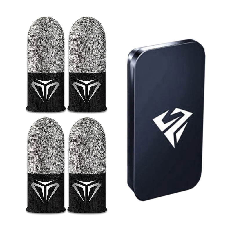 Esports Gaming Gloves - 薄い指の手袋,薄い,ポータブル,軽量,収納ケース付き,耐摩耗性のある指先で作られた,45bb
