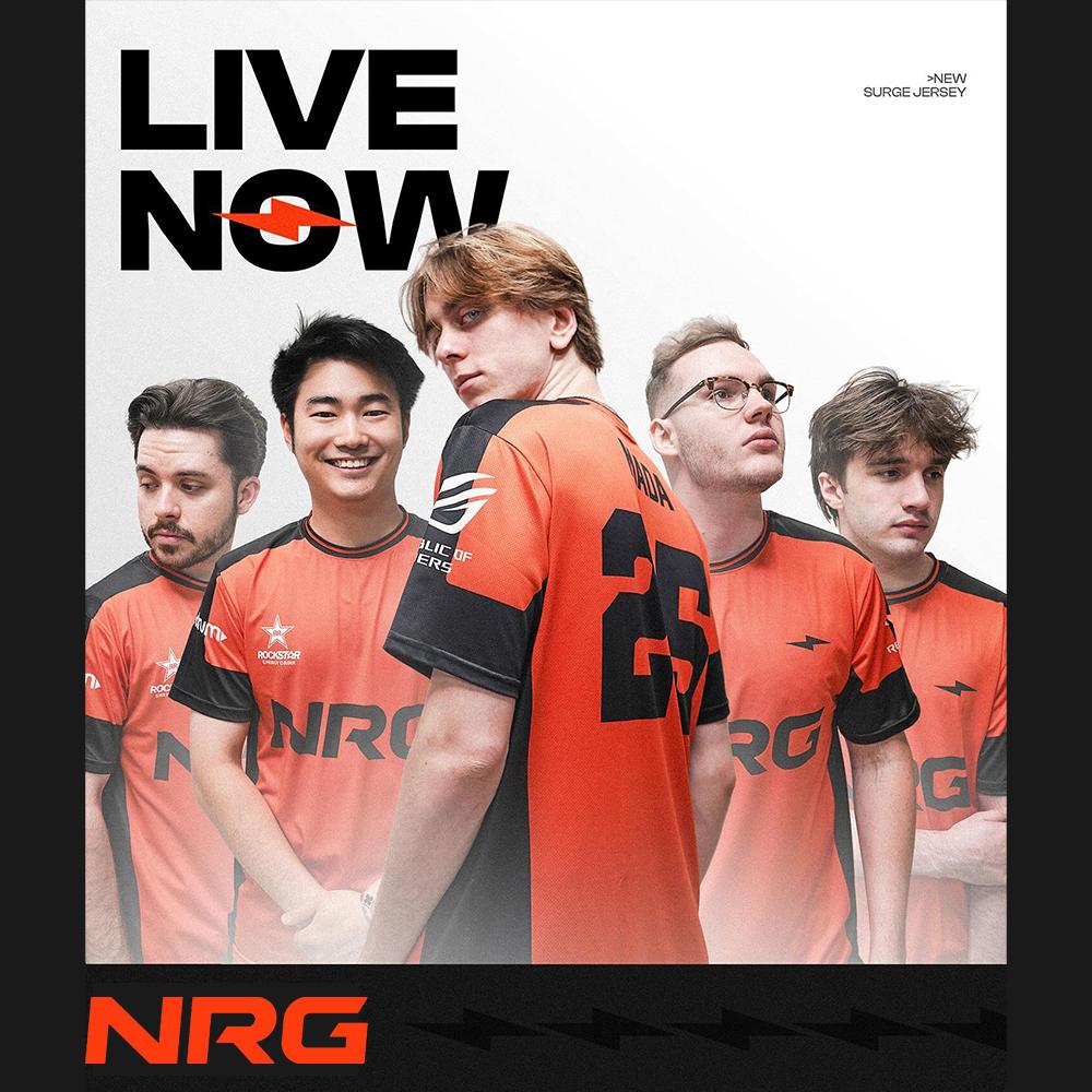 Esports Gaming Jersey - 2025 NRG Esports サージ ジャージ ヴァロラント