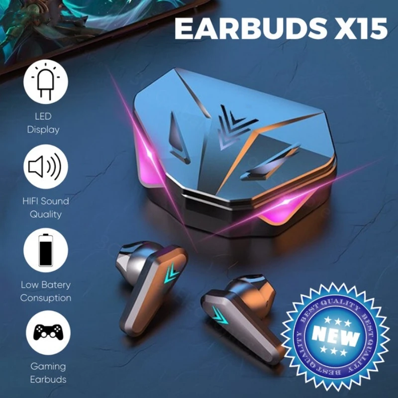 1個入り X15 TWS X15 Pro ワイヤレスイヤホン - Esports Gaming Headset のレビューと価格