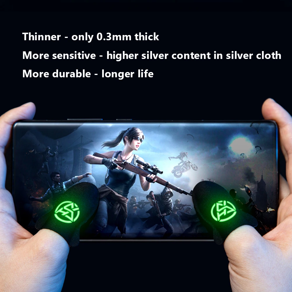 携帯電話ゲーム用フィンガーチップグローブ、耐汗性、滑り止め、 - Esports Gaming Gloves のレビューと価格