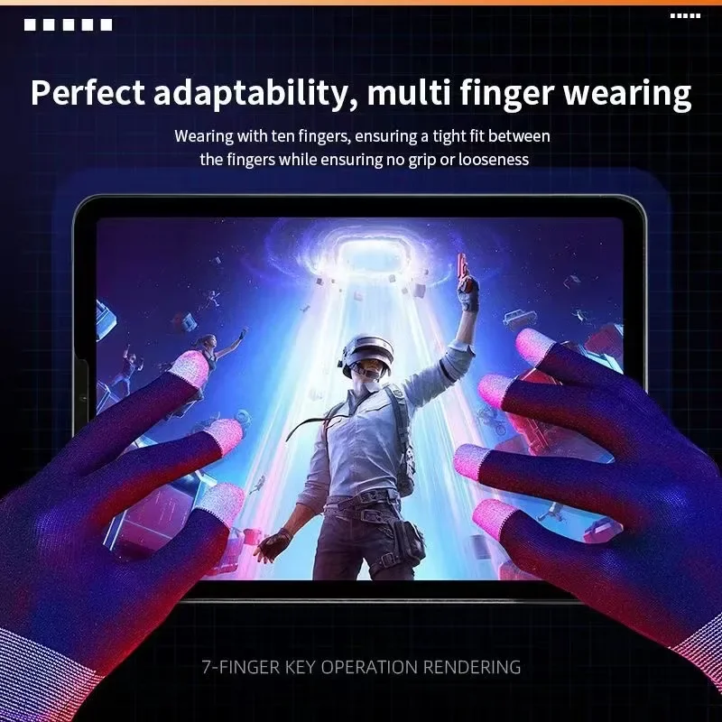 パブゲーム用滑り止めフィンガーグローブ、制汗、制汗、通気性と - Esports Gaming Gloves のレビューと価格