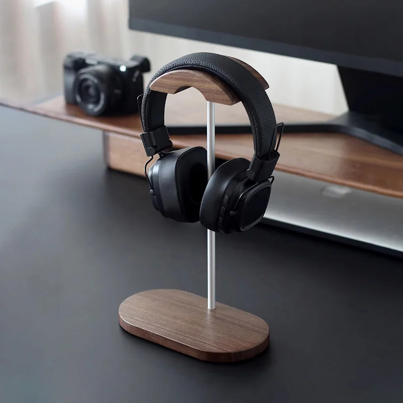 プレミアムウォールナットウッドeスポーツヘッドホンスタンド  - Esports Gaming Headset のレビューと価格