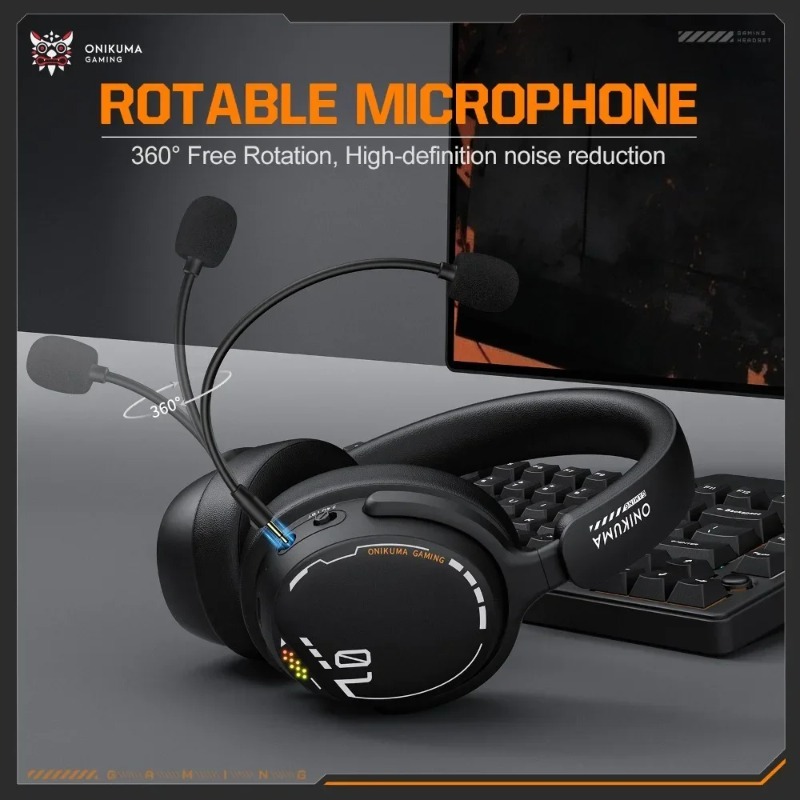 ONIKUMA GT886 ゲーミングヘッドセット トライモ - Esports Gaming Headset のレビューと価格