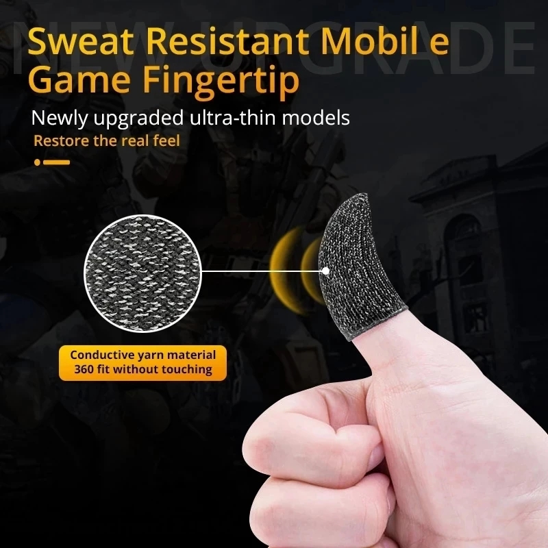 ゲーミングフィンガースリーブ通気性指先 PUBG ゲーム抗汗 - Esports Gaming Sleeve のレビューと価格