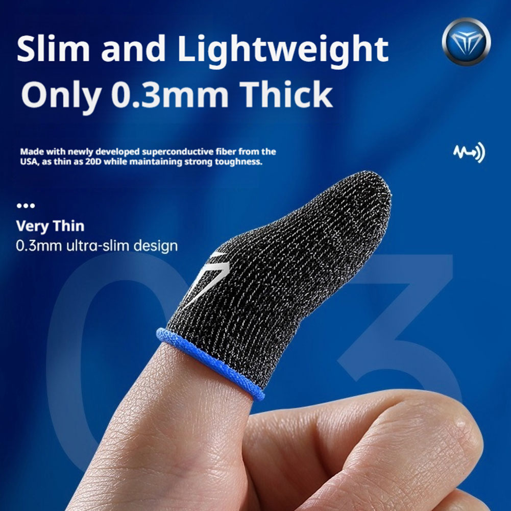 2/20 個ゲーミング指先手袋超導電性繊維超薄型通気性汗防止 - Esports Gaming Sleeve のレビューと価格