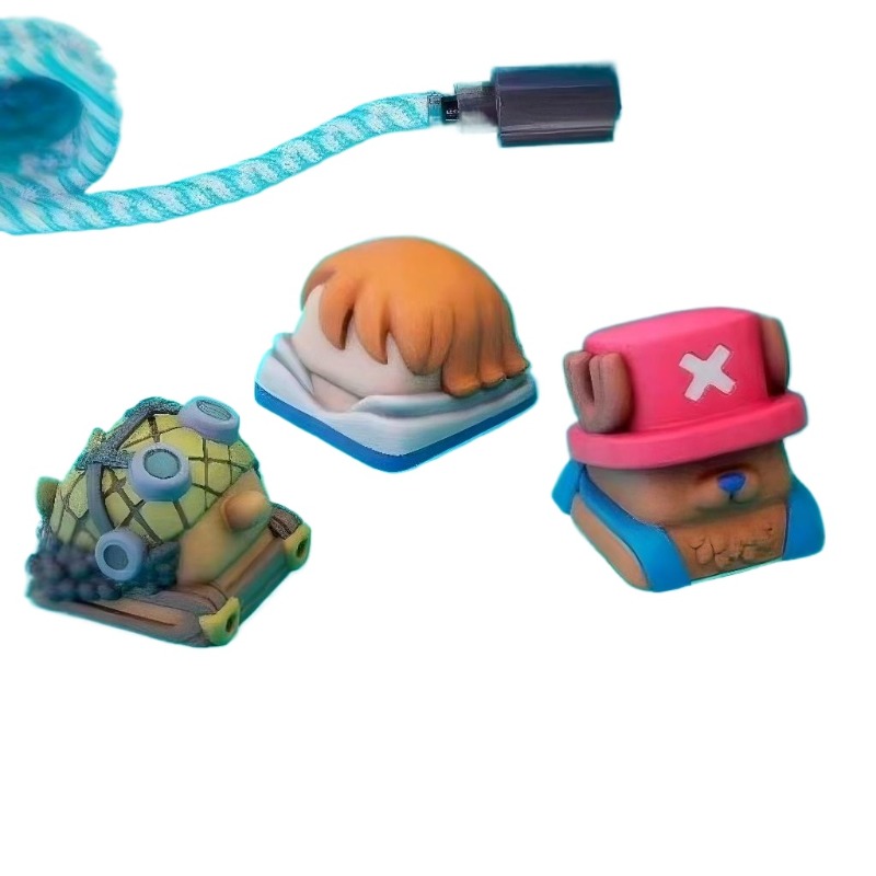 ワンピース チョッパー ナミ アニメ 漫画 かわいい 3D  - Keyboard Tenkeyless のレビューと価格