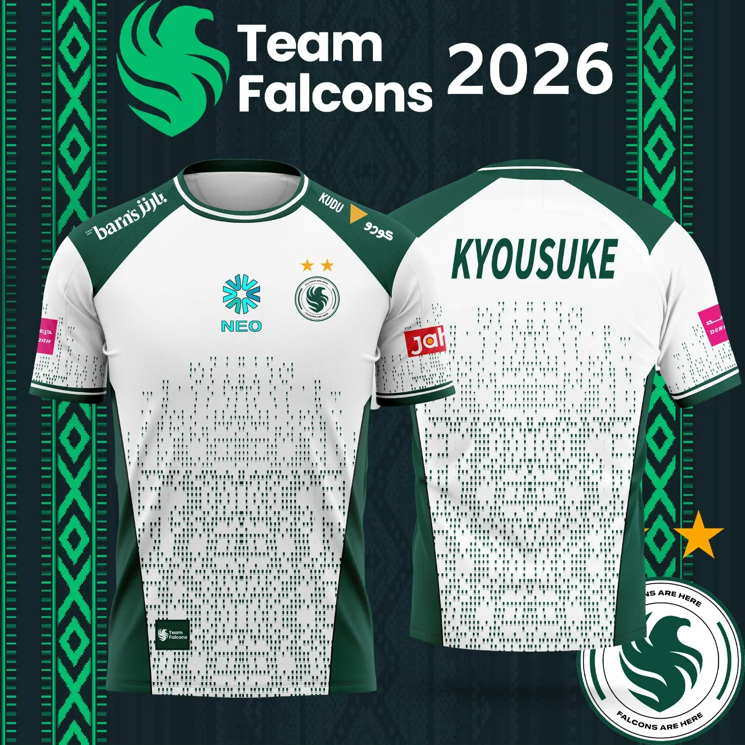 2026 新チーム ファルコンズ eスポーツチームジャージ  - Esports Gaming Sleeve のレビューと価格