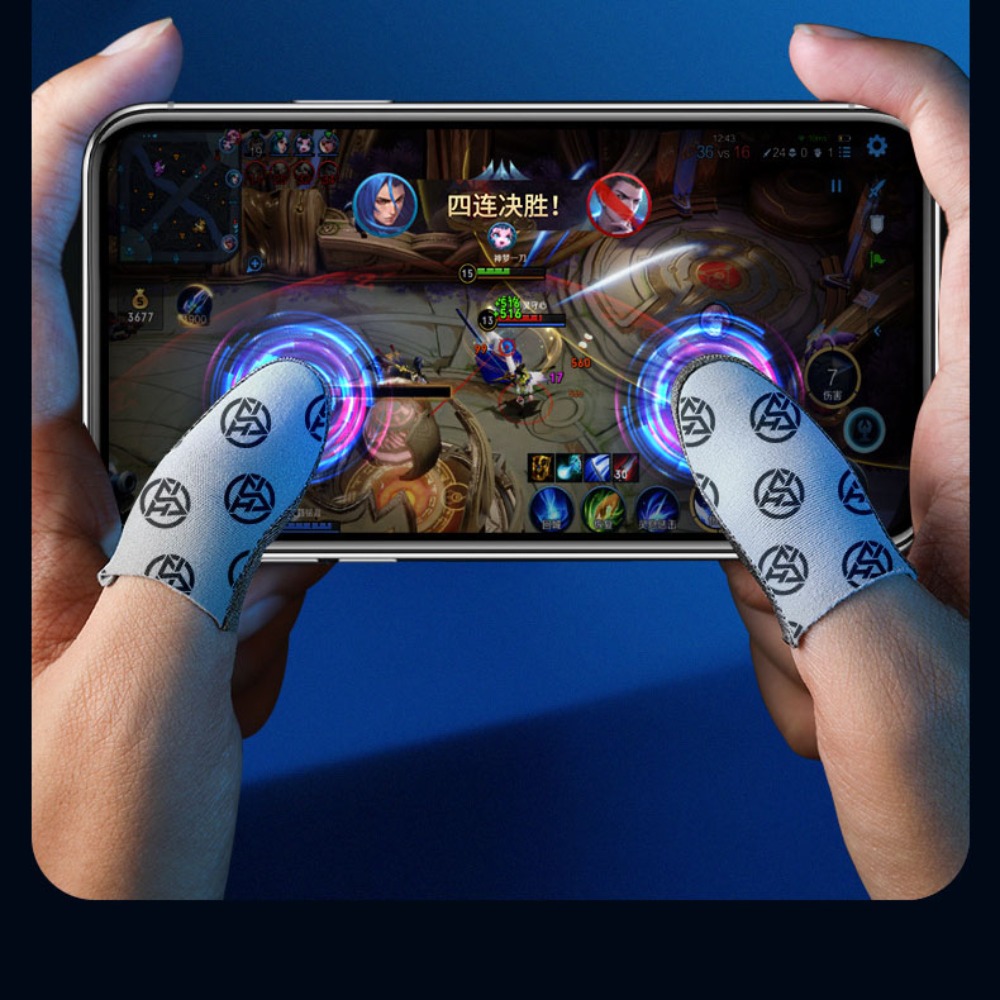 防汗eスポーツ用指サック シルバーファイバー製 競技ゲーム用 - Esports Gaming Gloves のレビューと価格